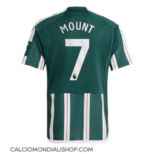 Maglie da calcio Manchester United Mason Mount #7 Seconda Maglia 2023-24 Manica Corta